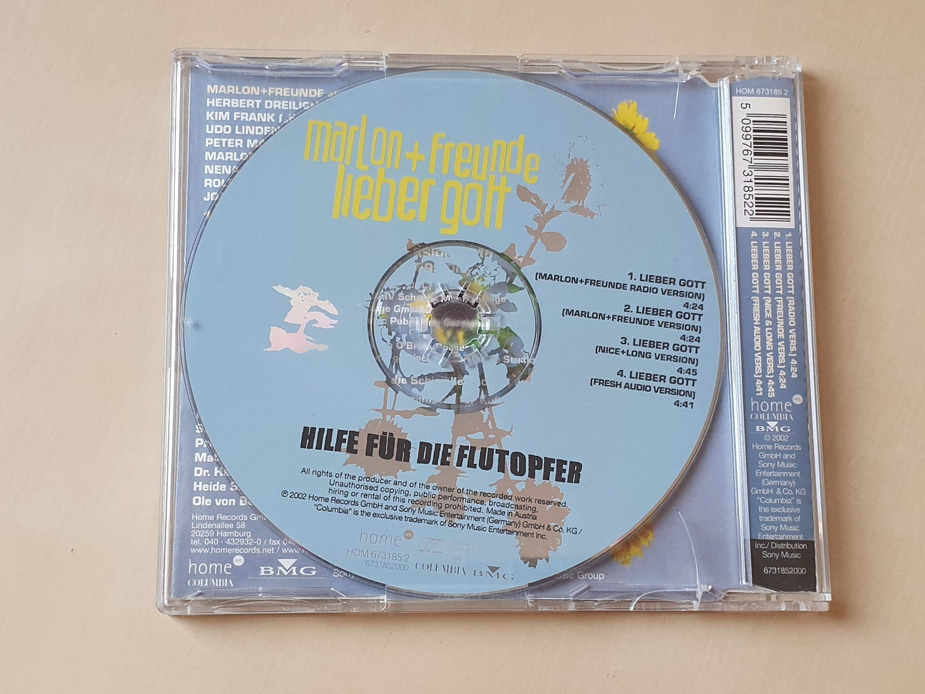 CD: Marlon + Freunde lieber Gott – Usato da Stansstad venduto da collectorsshop 1