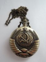 Neue Taschenuhr QUARZ mit Kette und neuer Batterie