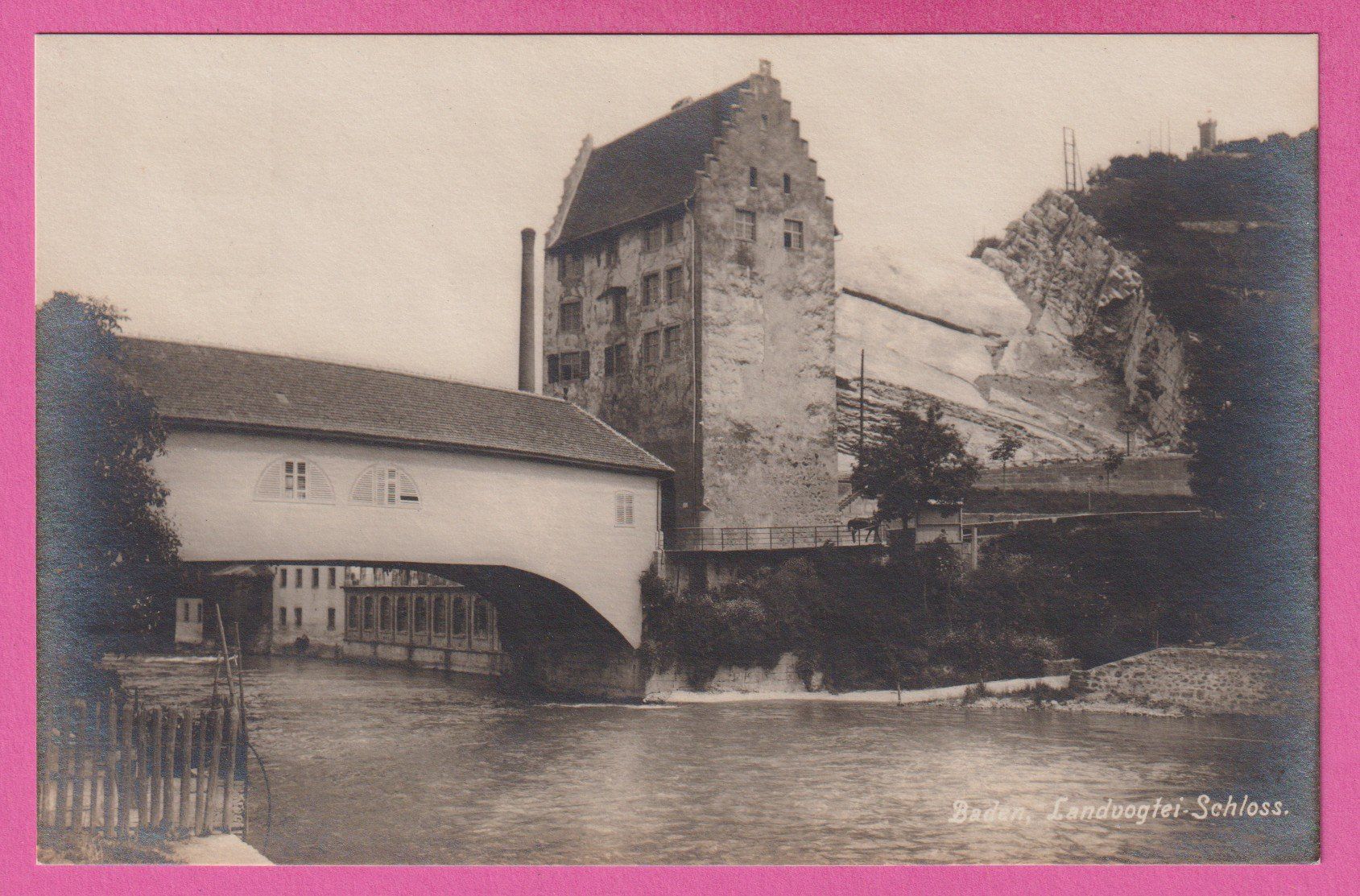 Cartoline postali: Baden Landvogtei Schloss – Usato da Einsiedeln venduto da dillie