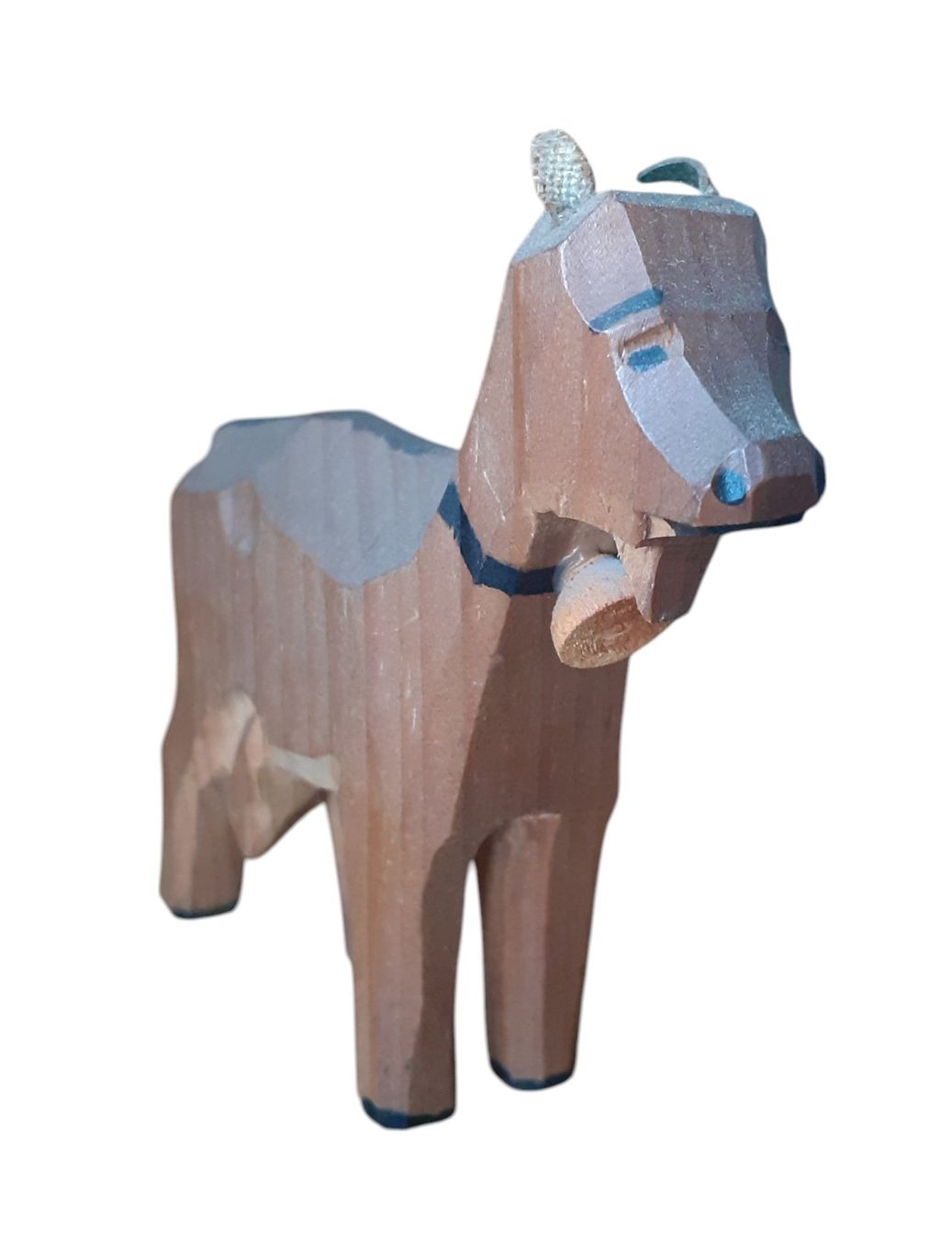Figuren: Holzfigur Ziege antik – Gebraucht aus Mörschwil von antiksalon 1
