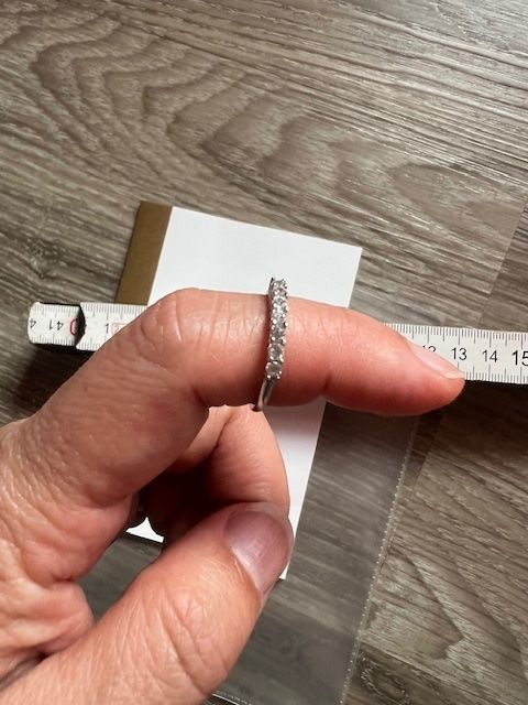Ringe: PT950 mit 7 Diamanten. Gr 51 – Neu (gemäss Beschreibung) aus Neerach von romiping 8