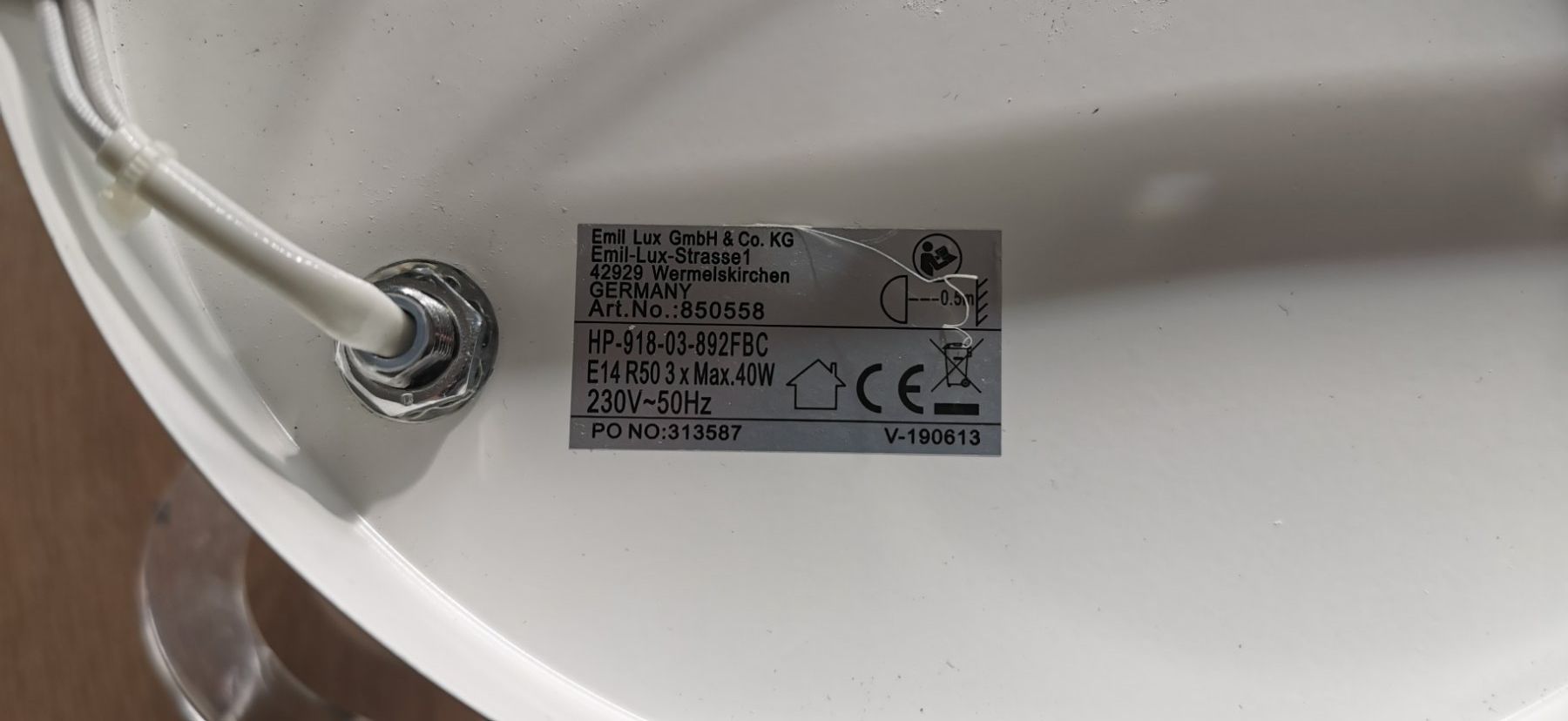 Lampadari & plafoniere: 3er-Spot Deckenleuchte in weiss – Usato da Hunzenschwil venduto da Quokka_09 4
