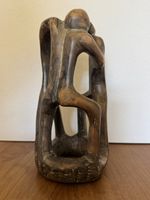 Stein Skulptur, afrikanische Kunst, Handarbeit, Deko (23cm)