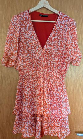 Kleid Zara Blumenmuster