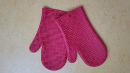Backhandschuhe Pink Silikon 