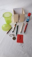 Zettelbox Holz natur & Stifte Halter & Zubehör, Nr. 3