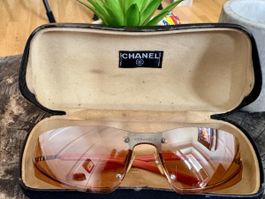 Chanel Vintage Sonnenbrille 4066-B Shield Orange Y2K