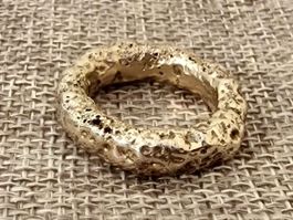 Bronzering, Rudimentärstyle, Ringgrösse 54.
