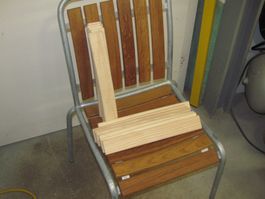 13x Bugholz Latten f. Bigla-Stühle, CH-Esche, fixfertig, NEU