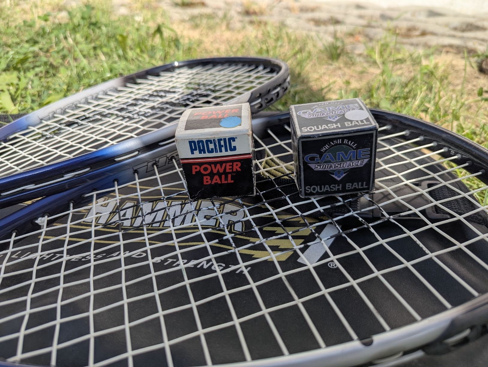 Racchette: 2x Prince Squash Schlaeger mit Tasche – Usato da Leuzigen venduto da Johannes7 2