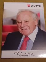 Reinhold Würth - original signierte Autogrammkarte