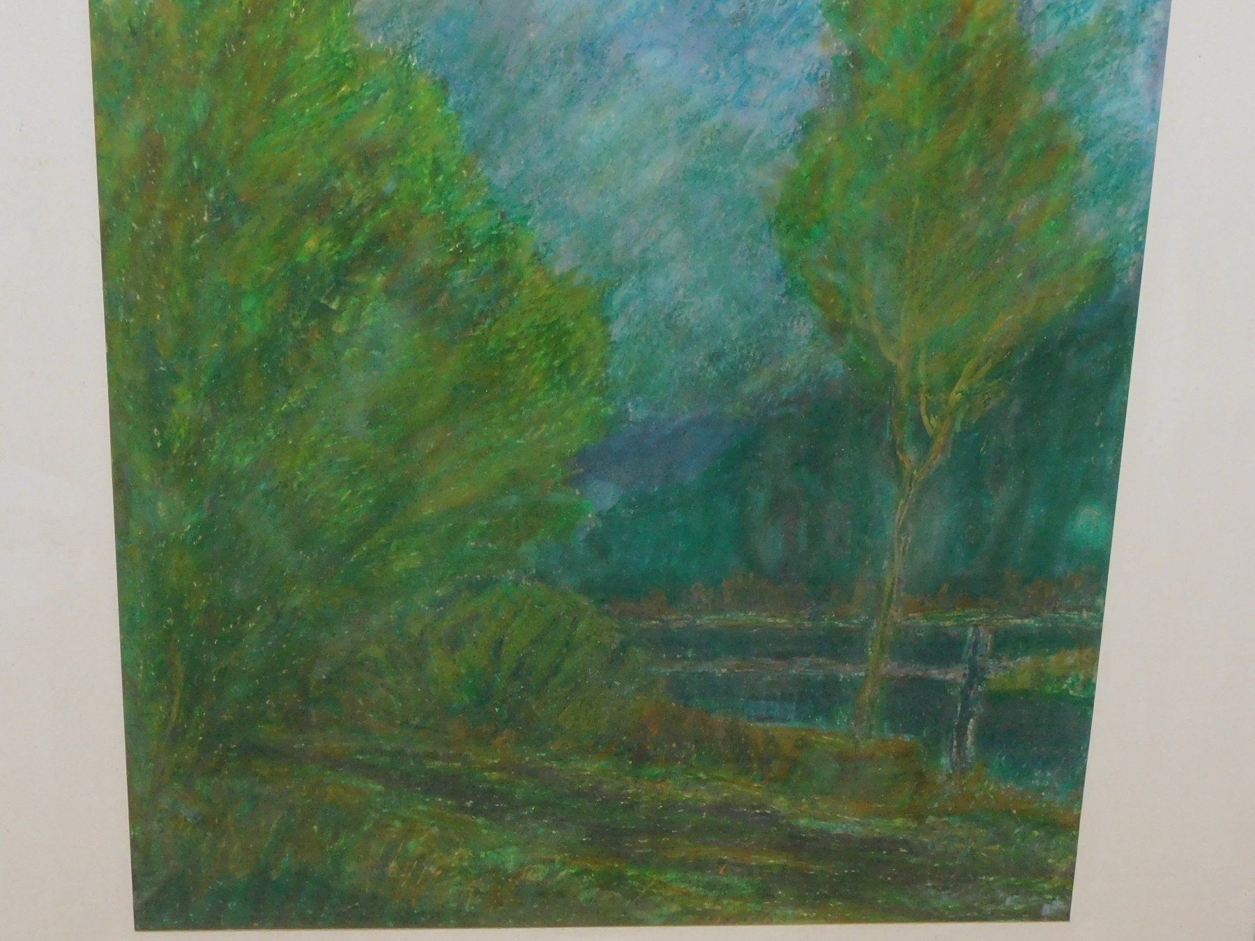 Dipinti: Kunst Tempera Lanschaft Bild abstrakt Bild – Usato da Sursee venduto da 76 1