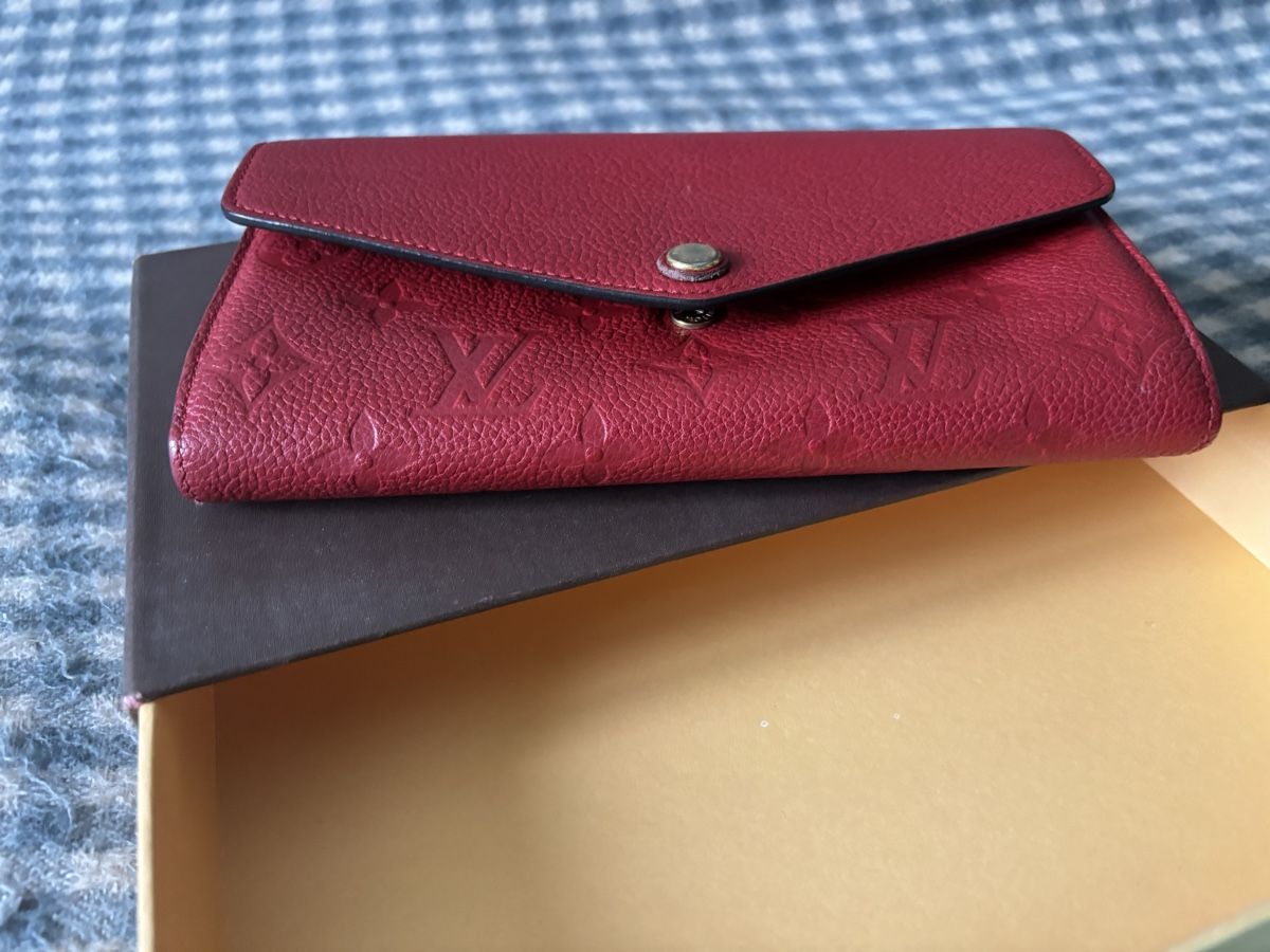 Louis Vuitton Portamonete: LOUIS VUITTON Portefeuille Sarah Emp – Usato da Buttes venduto da ButtA15 5