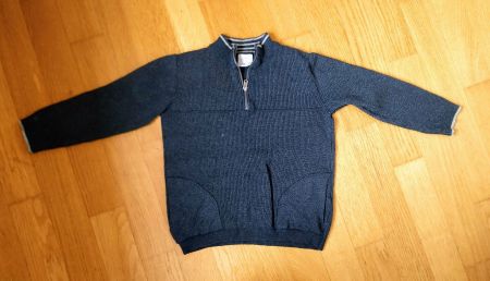 Pull bleu Zara T 110 (4-5ans)
