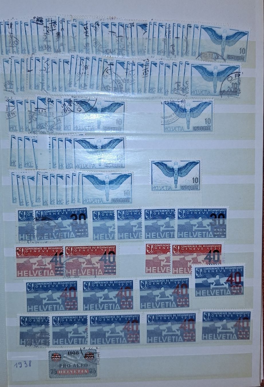Tutti i francobolli: Sammlung Flugpost  – Usato da Balgach venduto da SIMEON27 5