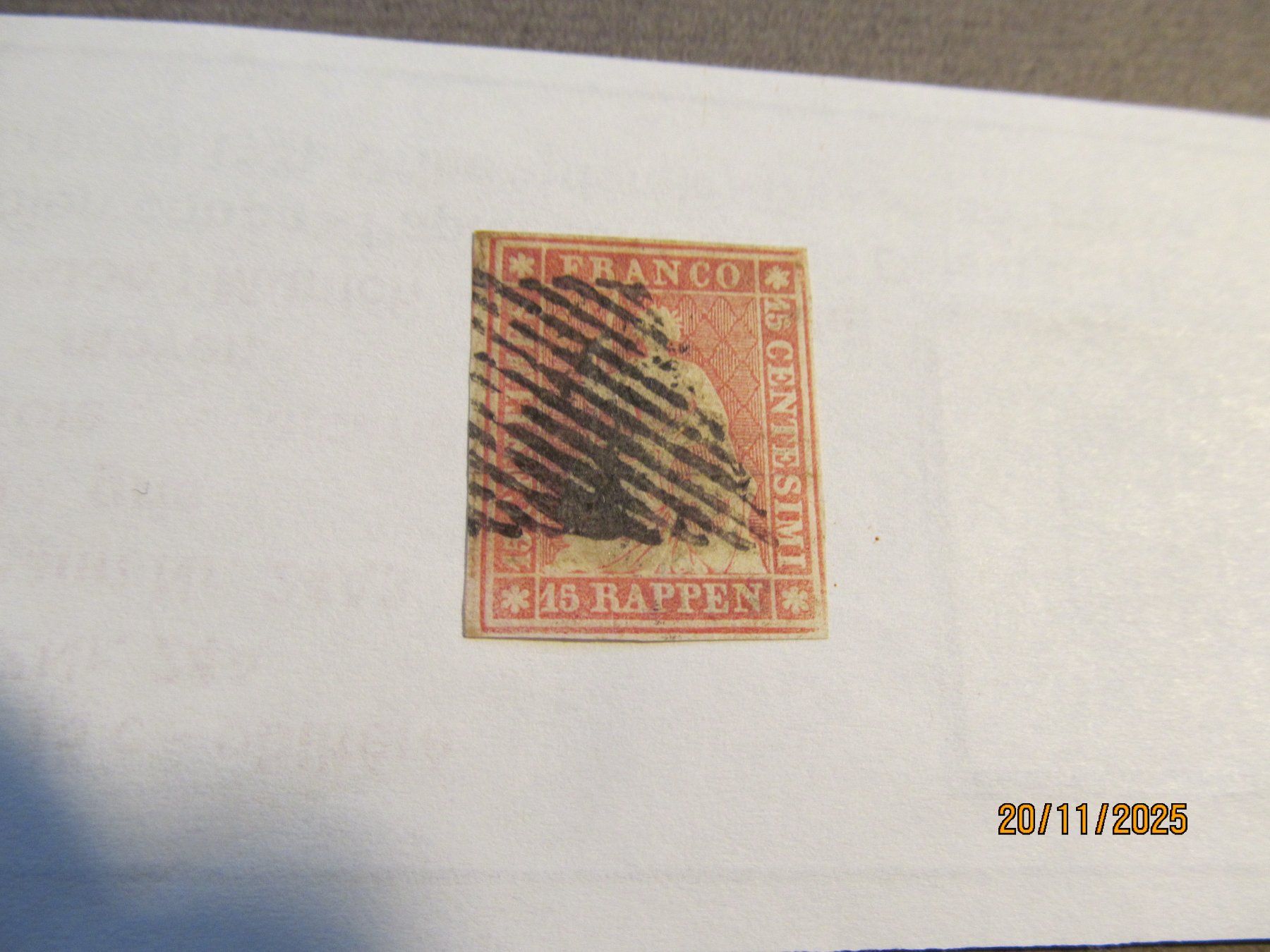 Alle Briefmarken: Strubelmarken  ZNR. 24A und  26Ca   gestempelt – Gebraucht aus Hergiswil NW von Panda1990 4