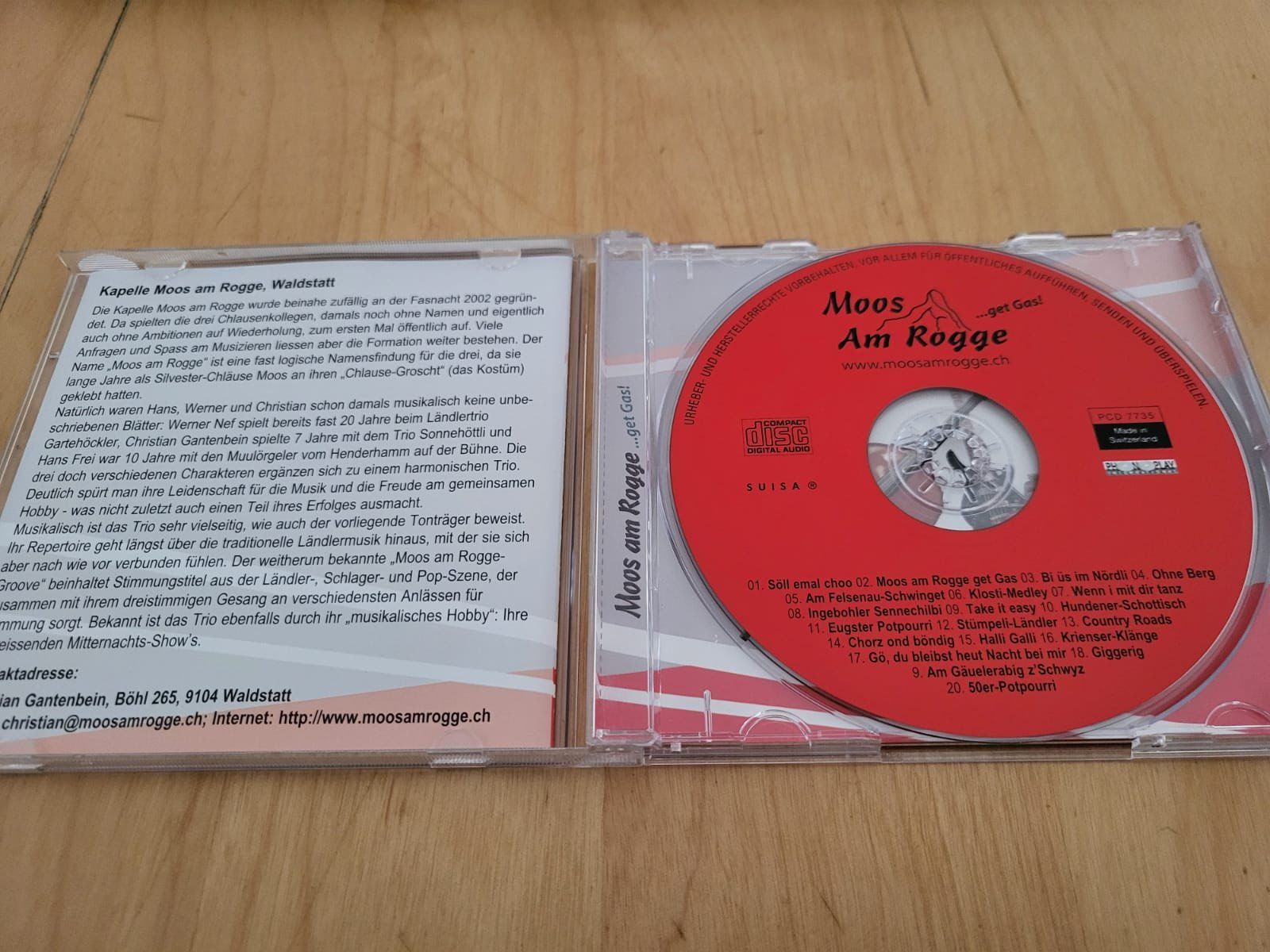 CDs: CD Moos am Rogge ...get Gas! – D'occasion à Urnäsch par Rteppich 2