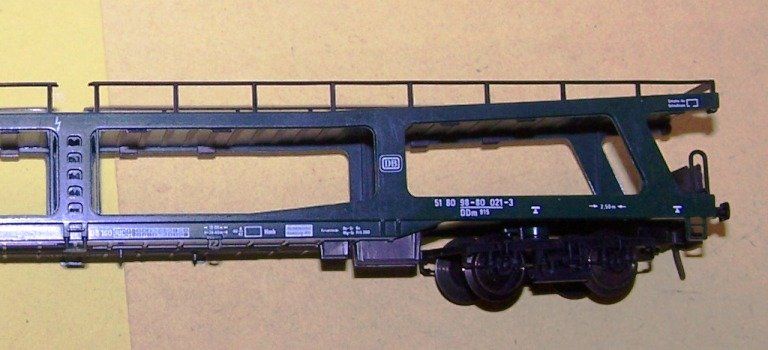 Fleischmann Modellini di ferrovie: Fleischmann H0 5284: Autotransporter DDm 915, DC – Nuovo (secondo la descrizione) da Brüttisellen venduto da Rentner44zh 1