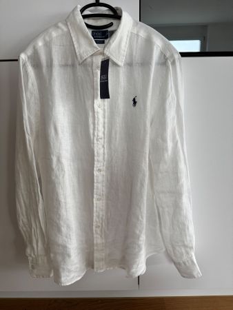 Chices Leinenhemd von POLO Ralph Lauren, Gr. M, NEU!