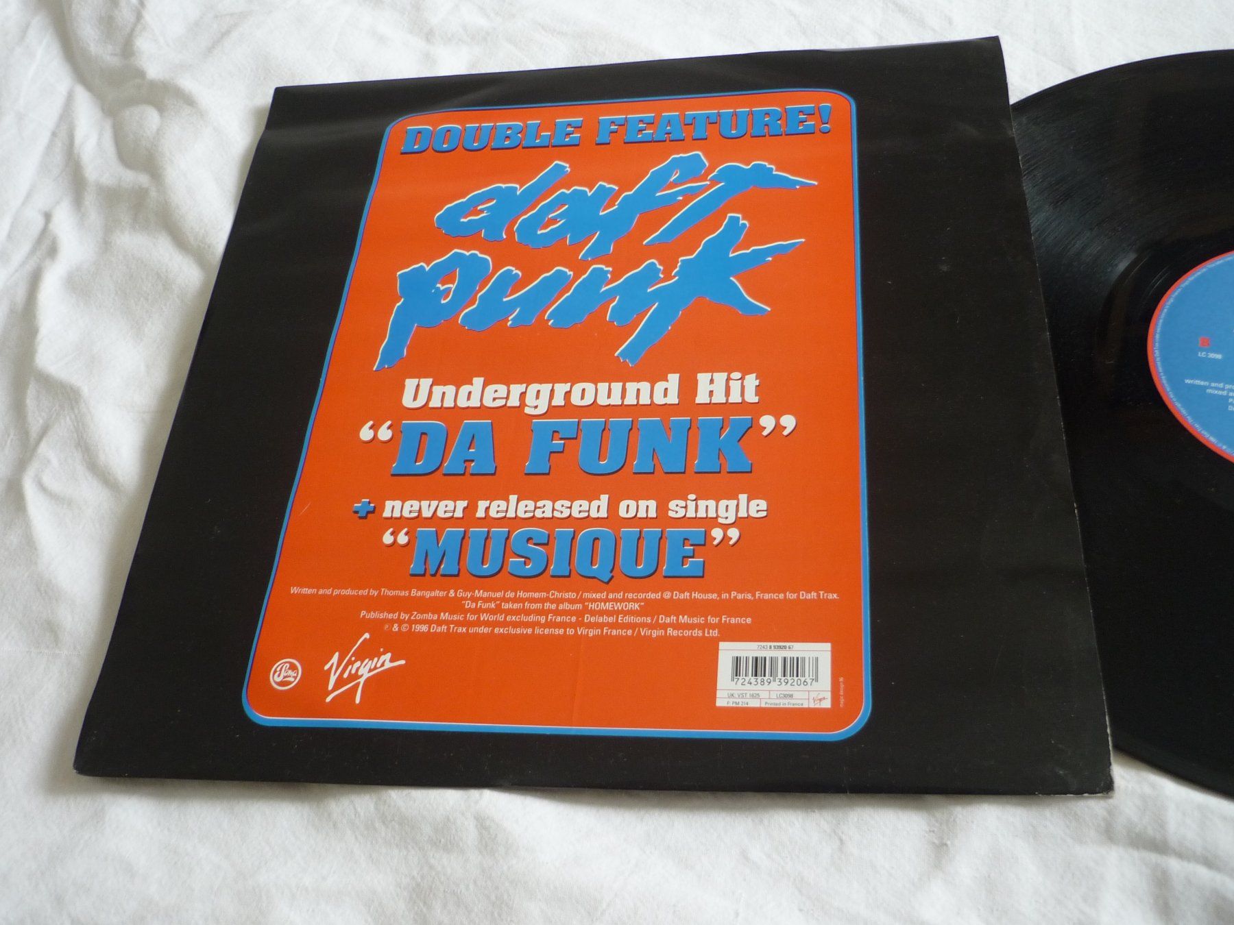 Dischi in vinile: Rare Techno Vinyl - Daft Punk - double feature - da funk – Usato da Beringen venduto da Flatretriever