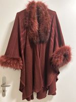 FUR CAPE Beautiful & Elegant 2 colors Red & Black choose