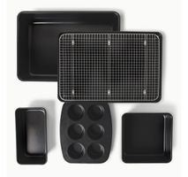Backformen-Set 6-teilig Antihaft Blech Muffin Rost