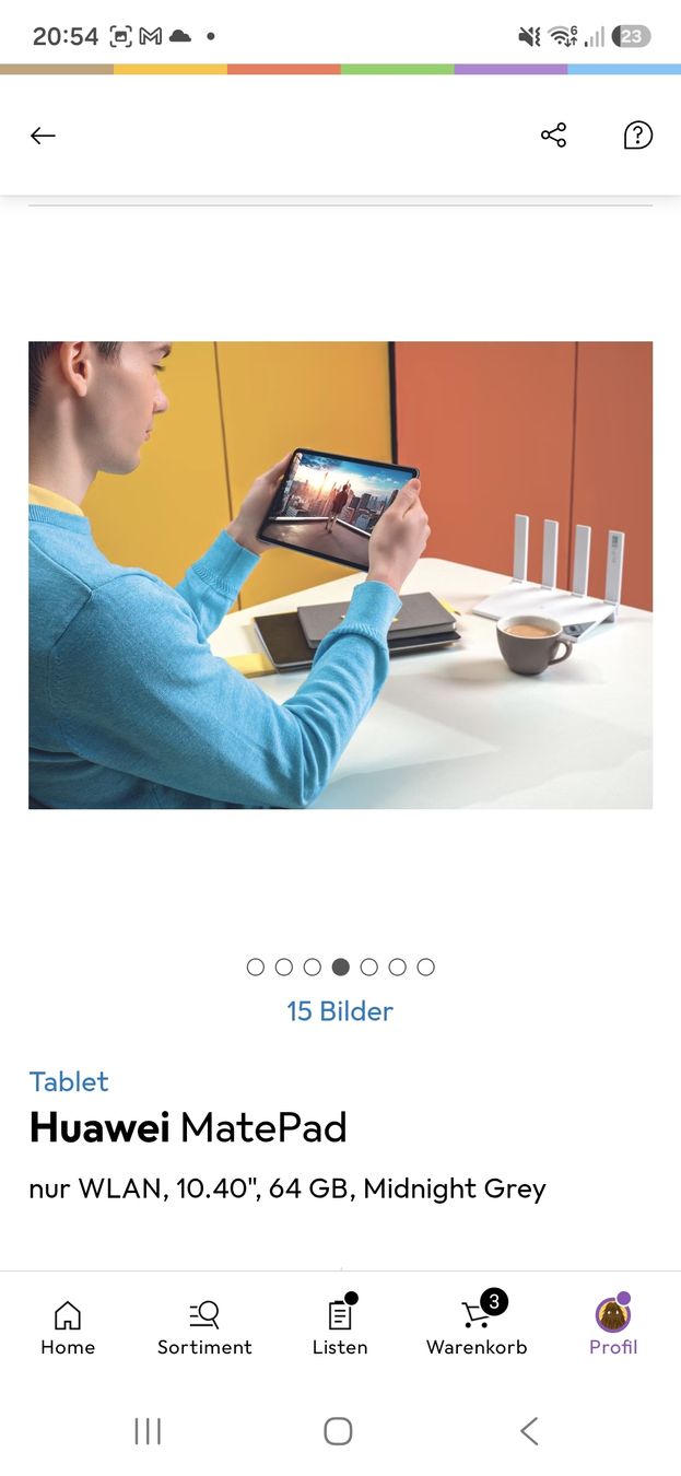 Huawei Tablet PC: Tablet Huawei MatePad 10.4 – Gebraucht aus Mamishaus von Salima 2