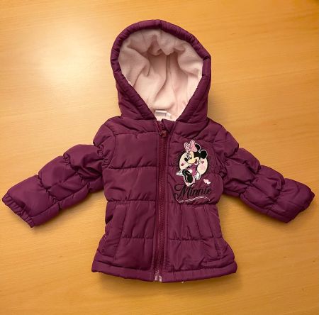 Winterjacke mit Minnie Maus, Grösse für 6 Monate