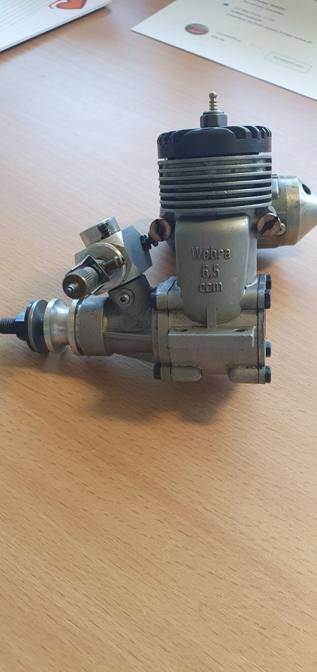 Modellismo RC: Modellmotor Webra  6.5  ccm – Usato da Grosswangen venduto da heus