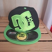 Casquette DC Shoes Modèle Fitted / Snapback Noir & Vert Fluo