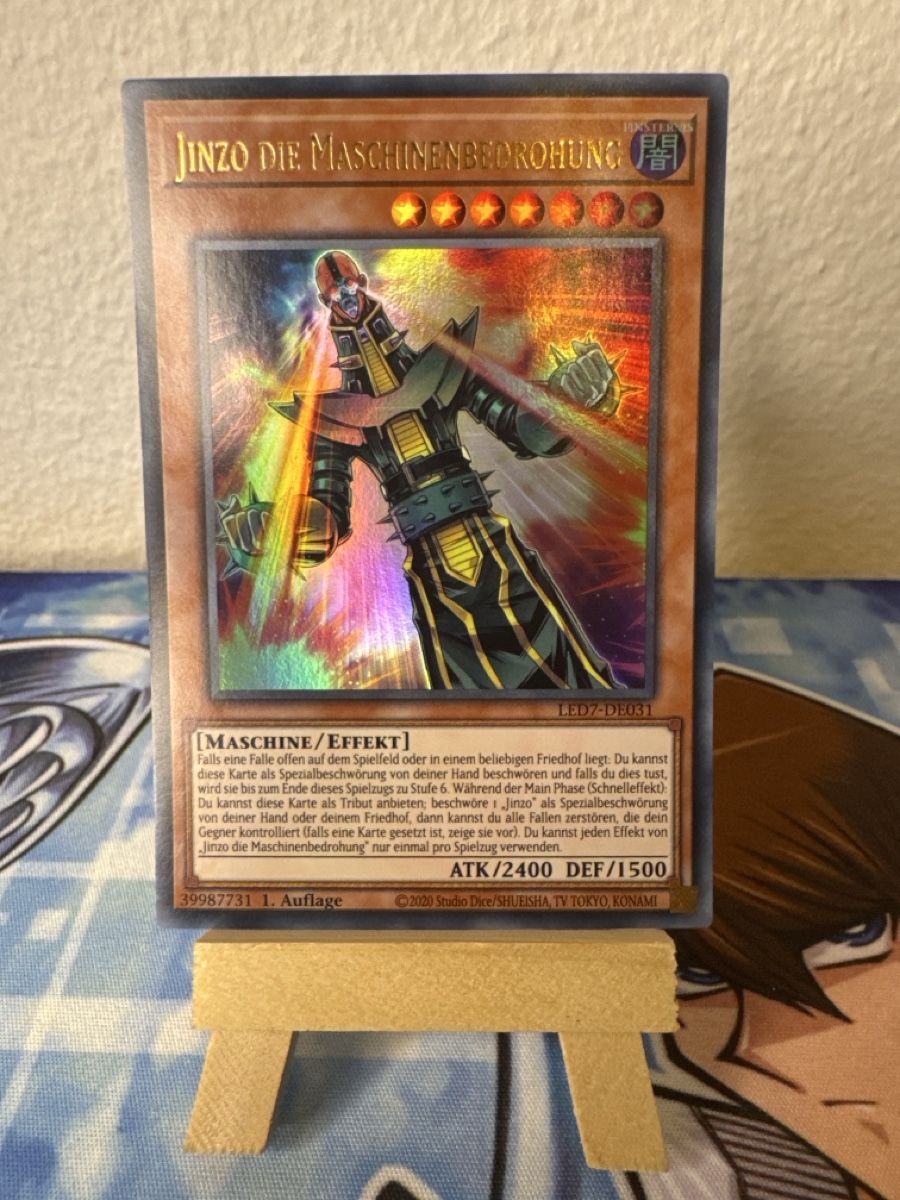 Yu-Gi-Oh! Jinzo Die Maschinenbedrohung / LED7 / Ultra rare (Gebraucht ...