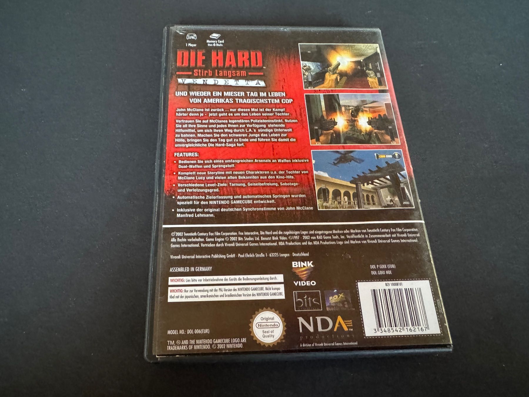 Nintendo Jeux: DIE HARD SPIEL FÜR GAMECUBE – D'occasion à Hägendorf par bri_v995 2