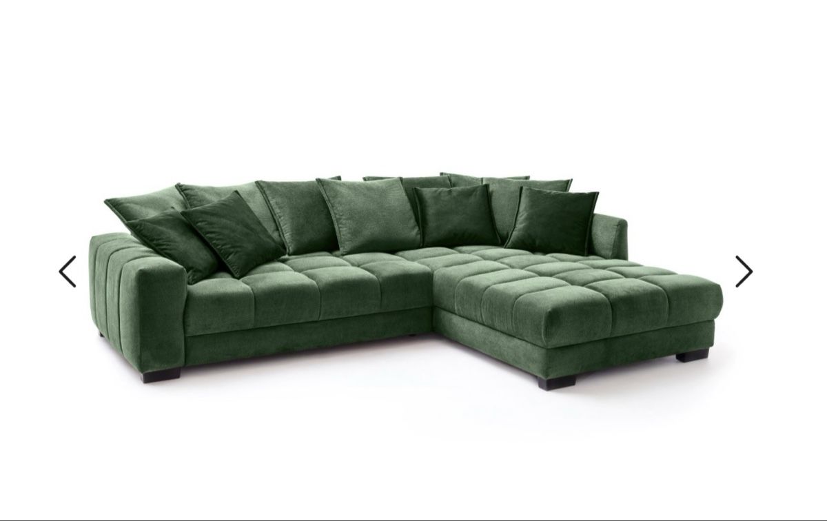 Sofas: Ecksofa grün – D'occasion à Basel par tim_rsc7 3