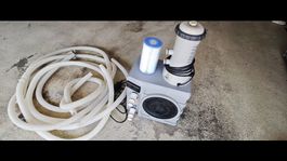 Pool Wärmepumpe Nano Action 5kw +Filterpumpe Intex+Schläuche