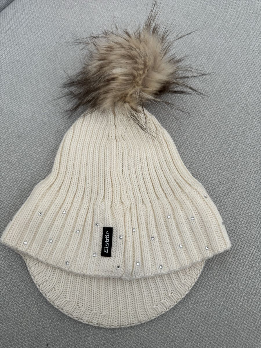 Hüte, Mützen & Caps: Wintermütze Eisbör mit Strass und Pelz – Neu (gemäss Beschreibung) aus Granges VS von rvn 3