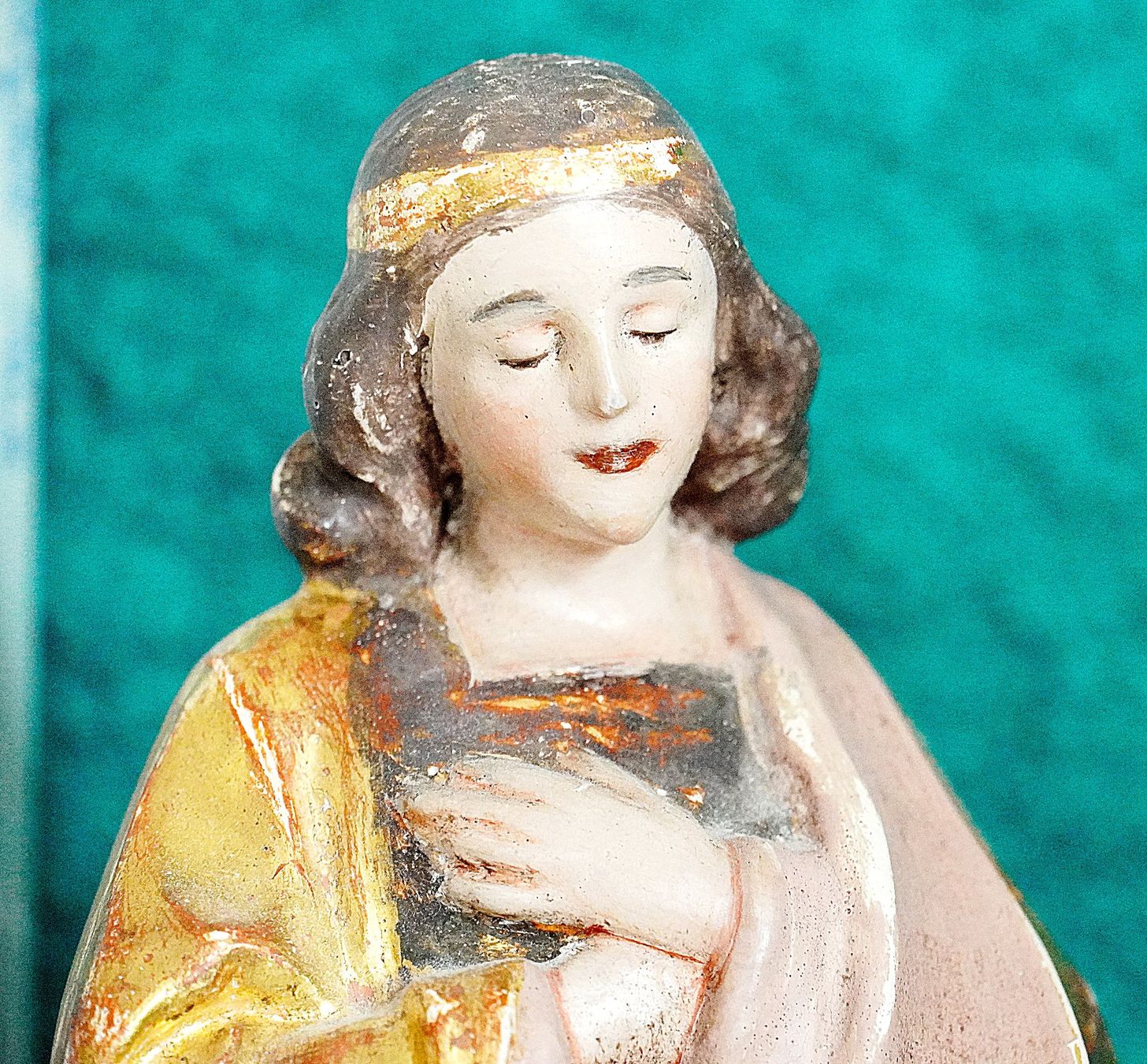 Sculture & Statue: Heiligen Schnitzfigur Holz – Usato da Baar venduto da 2cvbaar 7