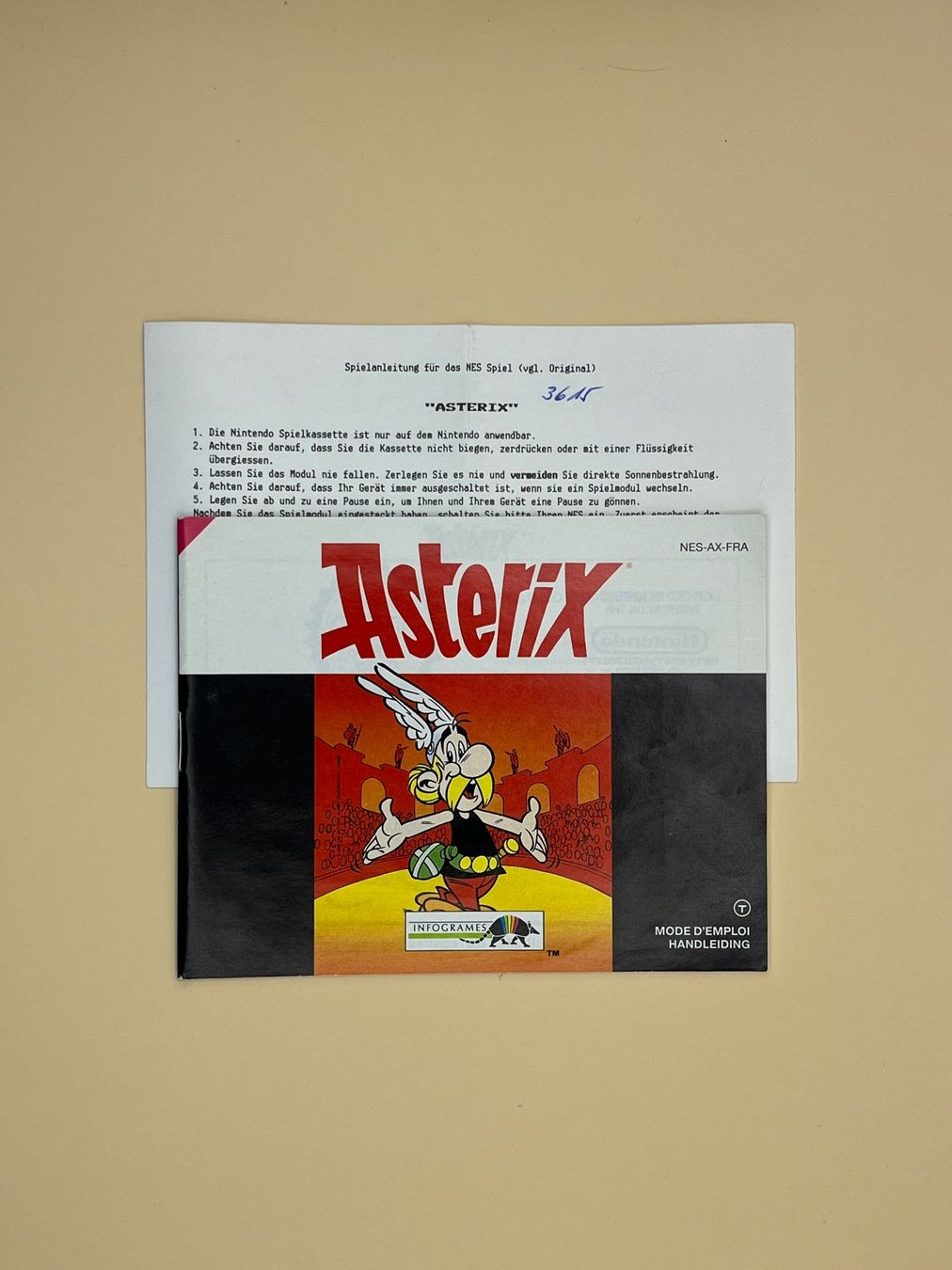 Nintendo Giochi: NES / Astérix – Usato da Kölliken venduto da sergesellsretro 3