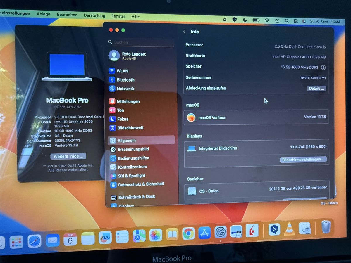 Apple Notebook: Apple MacBook Pro 13 Zoll mid 2012 – Usato da Bülach venduto da hawks884 4