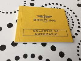 BREITLING ORIG. GALATIC - OPERATING INSTUCTIONS - NEW !!!