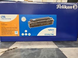 Pelikan Toner 1218c Cyan - ersetzt HP CC531A / Canon 718C