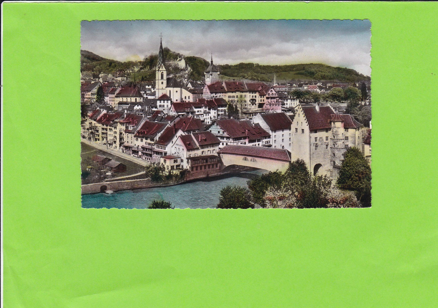 Cartoline postali: Baden mit Landvogteischloss – Usato da St. Peterzell venduto da neckertal