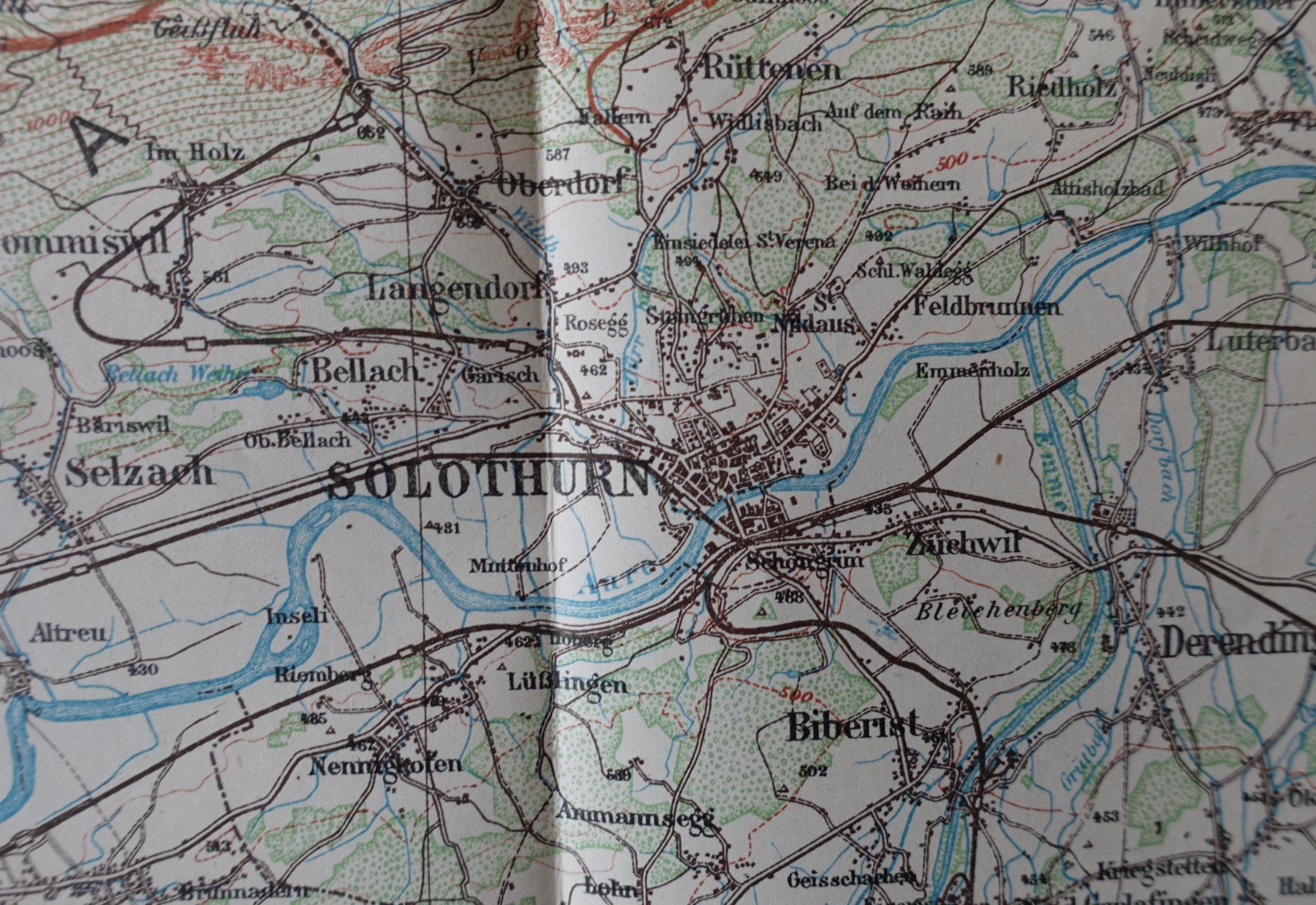Landkarten & Atlanten: Jura-Karte ca. 1925 – Gebraucht aus Zürich von Schatzmeister1 3