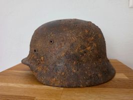 M35 Stahlhelm der Luftwaffe Bodenfund WW2