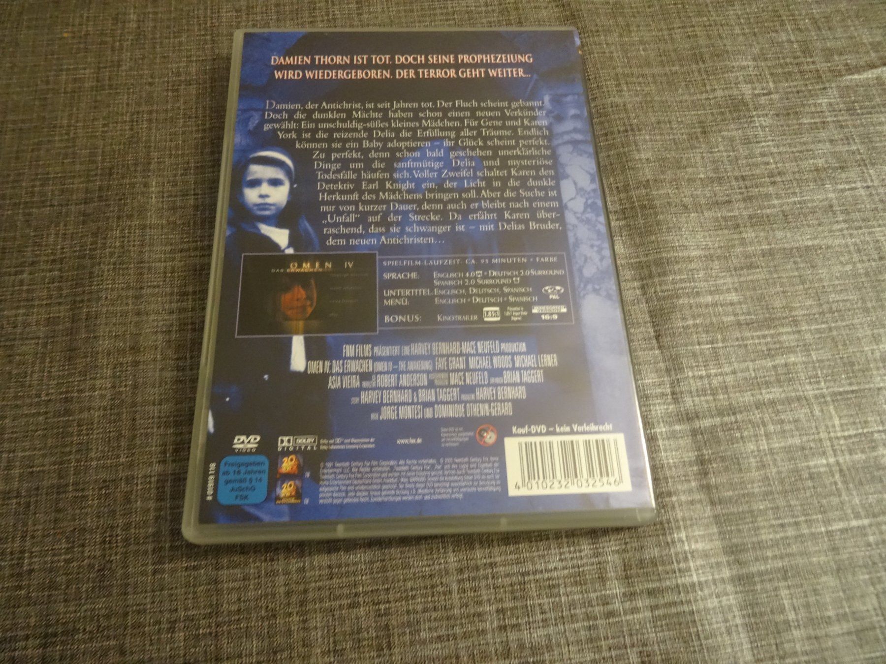 Alle DVDs: Omen IV 4 DAS ERWACHEN DVD – Gebraucht aus Olten von Disc-Verkauf 2