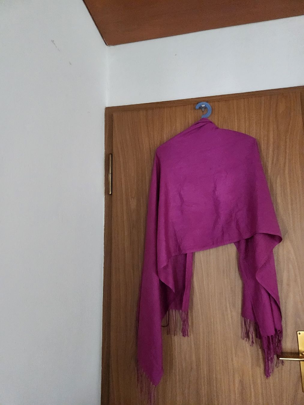 Foulards, Tücher & Schals: Foulard violet cachemire taille unique avec défaut – Gebraucht aus Niedergösgen von Eva2410 1