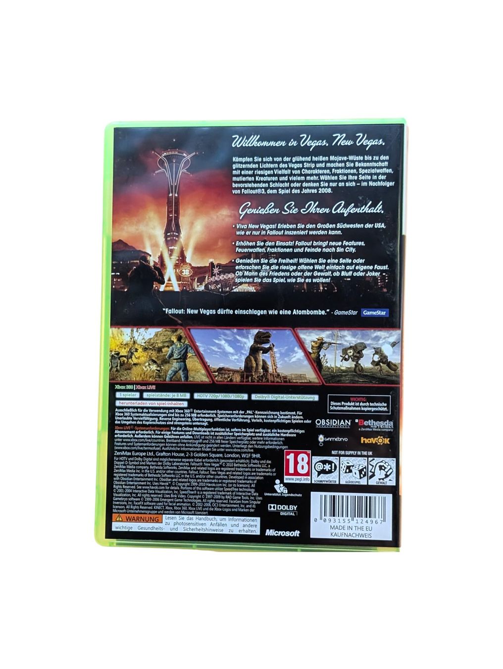Microsoft Giochi: Fallout: New Vegas Xbox 360 – Usato da Domat/Ems venduto da IsseldorsShop 1