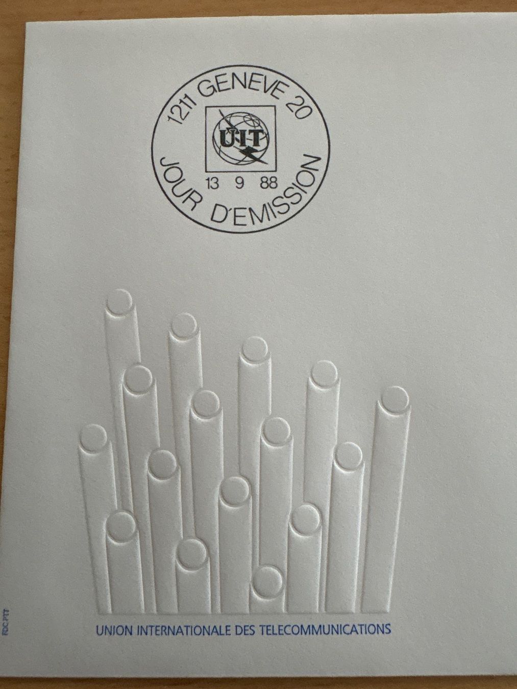 Alle Briefmarken: UIT Ersttagsbrief Genf 13.9.1988 – Gebraucht aus Ibach von lisch3 3