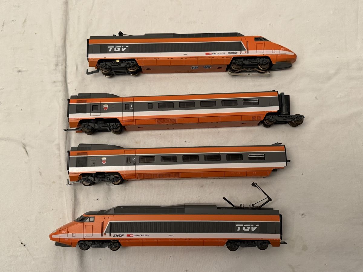 Lima Modellini di ferrovie: Train HO Lima TGV SBB CFF – Usato da GRAND - LANCY venduto da petitpain67 2