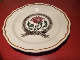 Assiette de Cologny 1929. Manufacture de Nyon