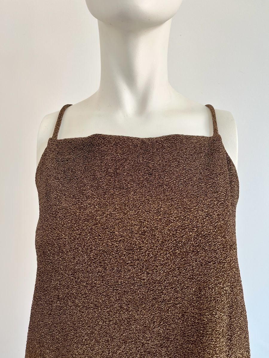 Vestiti: Schimmerndes bronce Midikleid, Gr. S – Usato da St. Gallen venduto da reg_f8h8 2